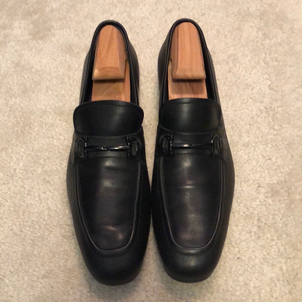 Salvatore Ferragamo Black Loafers